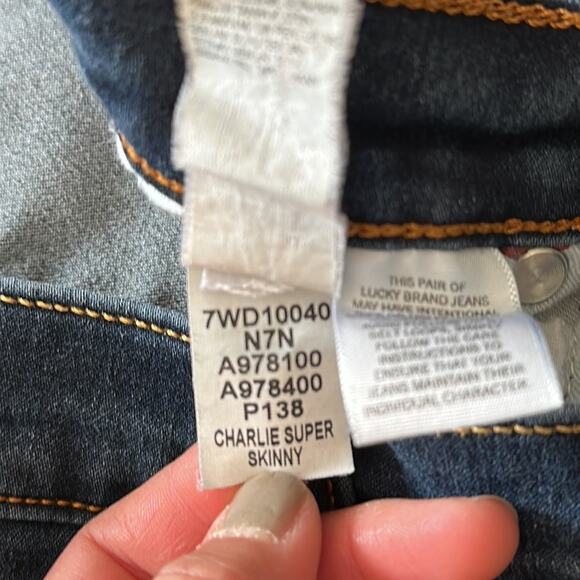 Lucky Brand | Charlie Super Skinny Jeans Size 4/27 - Picture 10 of 13